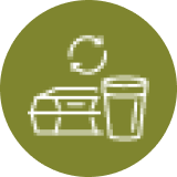 Green, Furniture, Disk